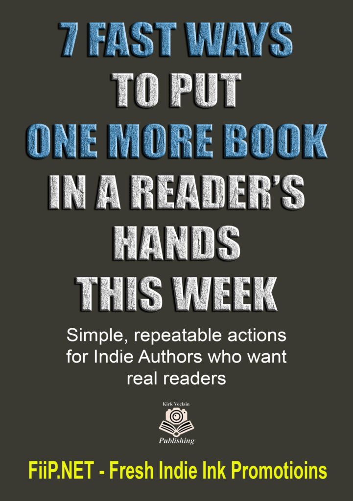 7 Ways Cover Book 7 Ways to Put one more book in a readers hands this week.