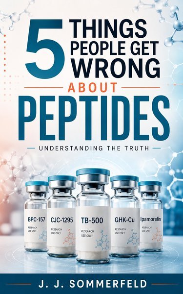 Cover of 5 Things People Get Wrong About Peptides by J. J. Sommerfeld